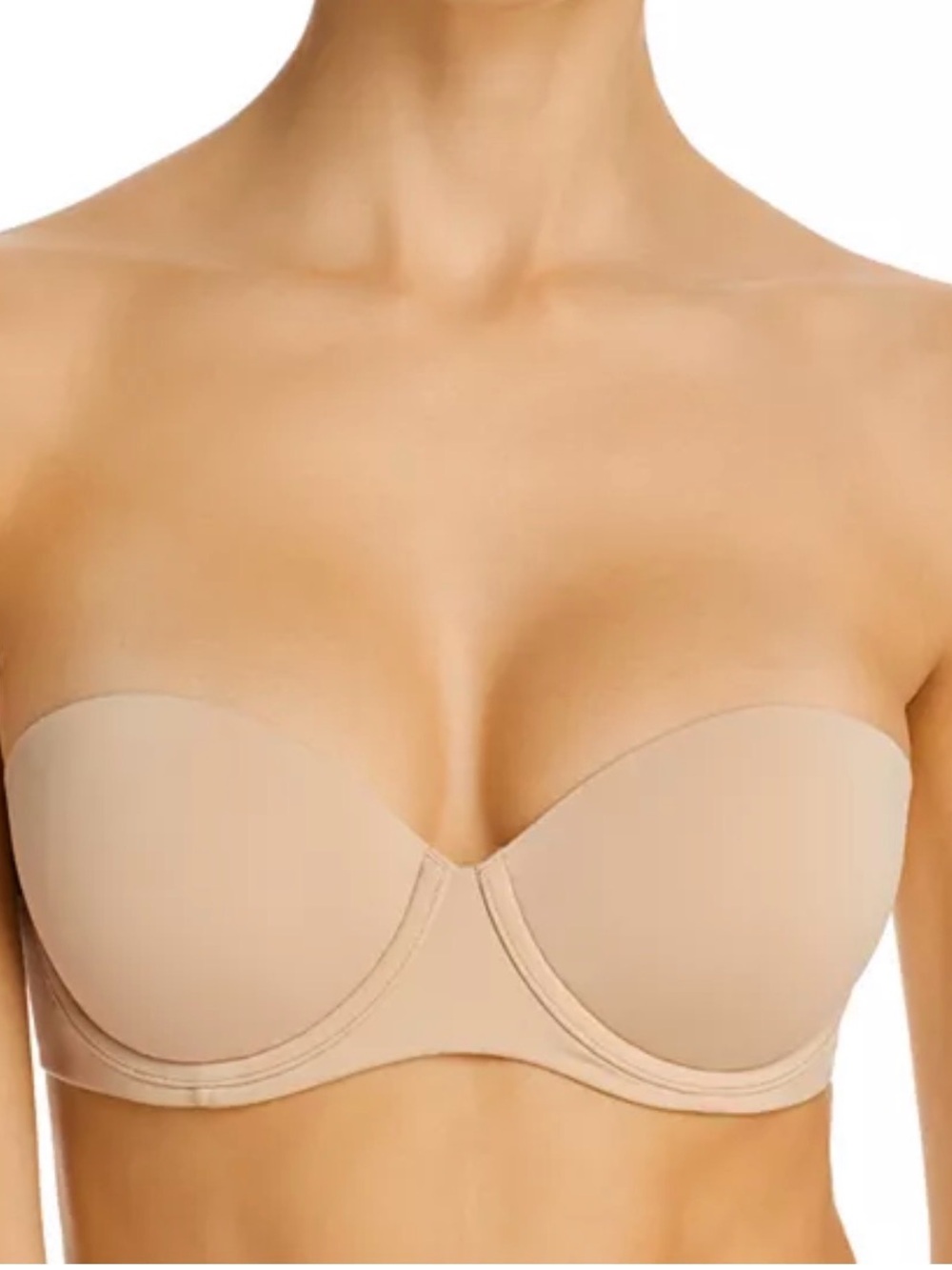 Calvin Klein Glamour NaNude Strapless T-Shirt Bra - Women Intimates 36C